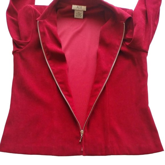 AGB Byer California Jacket Womens Petite Large Shoulder Pads - Picture 9 of 13